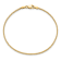 14K Yellow Gold 1mm Franco Chain Bracelet