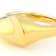 Wide Polished Band Ring In 18K Gold Over Sterling Silver