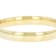 Classic Polished Bangle Bracelet In 18K Gold Over Sterling Silver