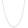 Rhodium over 14k White Gold Solid 0.70mm Rope 22 Inch Chain