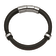 Black and Brown Braided Leather and Stainless Steel Polished Black with
0.5-inch Extension Bracelet