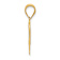 14K Two-tone Gold  Diamond-Cut Mom Heart Pendant