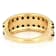 Black Spinel Band Ring In 18K Gold Over Sterling Silver 1.68ctw