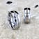 GOLDWYN Braided 14k Gold Inlay Domed Tungsten Ring 8mm