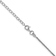 Platinum 950 Over Sterling Silver Fancy Glitter 16" with 2"
Extension Rope Chain Necklace
