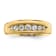 10K Yellow Gold Lab Grown Diamond, SI1/SI2, G H I, Men's Ring