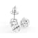 Lab-Grown Diamond Stud Earrings In 10K White Gold 2.00ctw