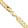 14k Yellow Gold 12mm Solid Flat Beveled Curb 20 Inch Chain