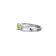 Green And White Cubic Zirconia Platinum Over Sterling Silver Ring 2.41ctw
