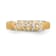 14K Yellow Gold AA Quality Ladies Wedding Band