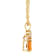 7x5mm Pear Shape Citrine with Diamond Accents 14k Yellow Gold Pendant
With Chain