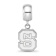 Sterling Silver Rhodium-plated LogoArt North Carolina State University
Small Dangle Bead
