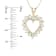 1.50ctw Diamond Heart Pendant 14k Yellow Gold