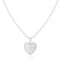 Mother of Pearl and Cubic Zirconia Rhodium Over Sterling Silver Pendant