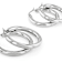 Silver-Tone Hoop Earring Set Of 2