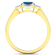 1.3ctw London Blue Topaz and Diamond 14K Yellow Gold Halo Ring