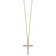 14K Yellow Gold Polished Lab Grown Diamond VS/SI GH, Cross Pendant with
Chain Necklace