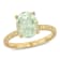 2.33ctw Green Quartz 14k Yellow Gold Ring
