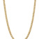 14k Yellow Gold 8mm Solid Flat Beveled Curb 20 Inch Chain