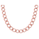 Copper Beveled Curb Chain Necklace 8mm 18 Inch