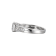White Cubic Zirconia Rhodium Over Sterling Silver 3 Pieces Bridal Set
Rings 4.28ctw