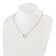 14K Yellow Gold Lab Grown Diamond Heart Pendant Necklace