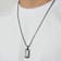 Robert Alton Men's Dog Tag Pendant With Chain In Ion-Plated Stainless
Steel 0.37ctw