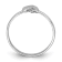 Rhodium Over Sterling Silver Polished Dolphin Children's Ring