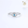 Blue Lab Created Opal and White CZ Ring Rhodium Over Sterling Silver
Evil Eye Jewelry