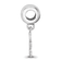 Rhodium Over Sterling Silver LogoArt Gamma Phi Beta Vertical Letters Bead