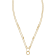 14K Yellow Gold Polished Double Layer Necklace