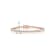 CZ Tennis Bracelet In 18K Rose Gold Over Sterling Silver