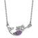 Rhodium Over Sterling Silver Crystal Mermaid 17.25 Inch with 2 Inch
Extension Necklace