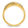 14K Yellow Gold Lab Grown Diamond SI1/SI2, G H I, Men's Band