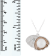 9-9.5mm White Cultured Freshwater Pearl Sterling Silver Pendant W/Chain