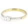 Oval And Round Lab-Grown Diamond Band Ring In 14K Gold Over Sterling
Silver 0.40ctw