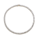 CZ Tennis Necklace In 14K Gold Over Sterling Silver