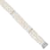 Rhodium Over Sterling Silver 6-7mm White Freshwater Cultured Pearl 3
Strand Bracelet