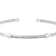 Bangle Bracelet With CZ In Sterling Silver