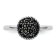Rhodium Over Sterling Silver Stackable Expressions Marcasite Ring