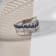 Lab Created Blue Saphhire And White Cubic Zirconia Platinum Over
Sterling Silver Ring 2.54ctw