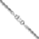 14k White Gold 2.25mm Diamond Cut Rope Chain 26 Inches