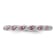 Sterling Silver Stackable Expressions Lab Created Pink Sapphire Ring 0.34ctw