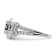 Rhodium Over 14K White Gold Lab Grown Diamond VS/SI GH, Cluster Ring 1.509ctw