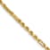 14k Yellow Gold 2.75mm Diamond-Cut Milano Rope Link Bracelet