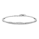 14K White Gold Lab Grown Diamond VS/SI GH, Graduated Bangle Bracelet
