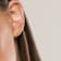 14k Yellow Gold Initial Earrings -E