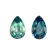 Alexandrite 5.4x3.5mm Pear Shape Matched Pair 0.64ctw