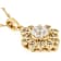 Diamond Simulant Pendant Necklace In 18K Gold Over Sterling Silver 3.92ctw