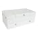 Mele and Co Everly Wooden Triple Lid Jewelry Box in White